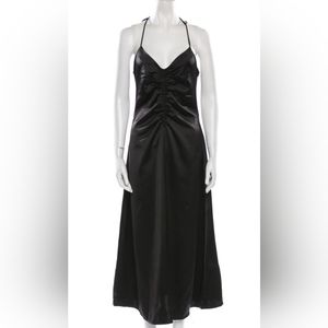 Jason Wu Dress sz Large Black Satin  NWT